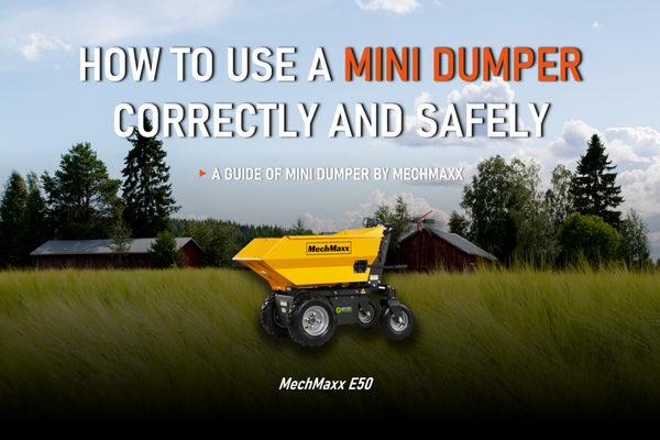 How to Use a Mini Dumper Correctly And Safely