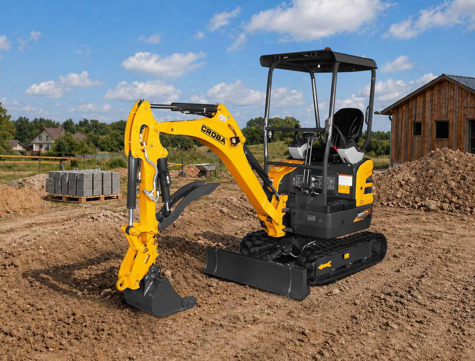 Physics-Based Precision Grading Mini Excavator Techniques for Level ...