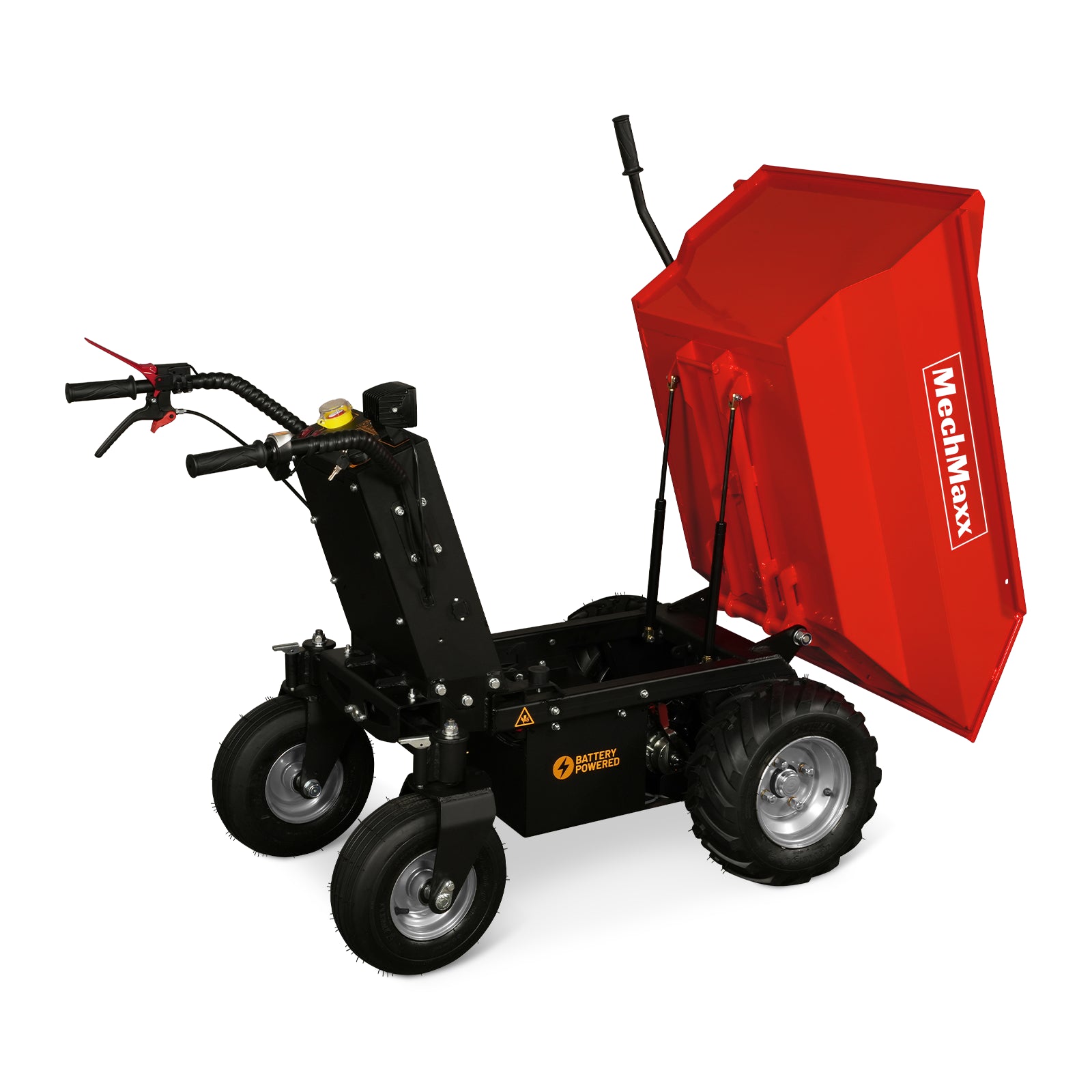 MechMaxx 1100Lbs Loading Battery Powered Barrow Electric Mini Dumper for Sale,1000W 48V Brushless DC  Motor , E50