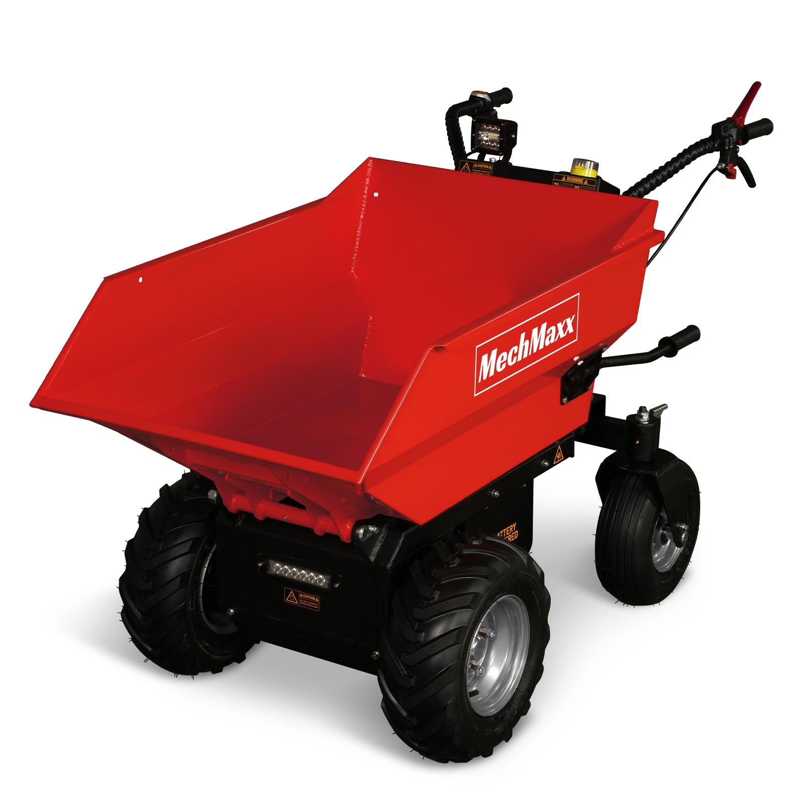 MechMaxx 1100Lbs Loading Battery Powered Barrow Electric Mini Dumper for Sale,1000W 48V Brushless DC  Motor , E50