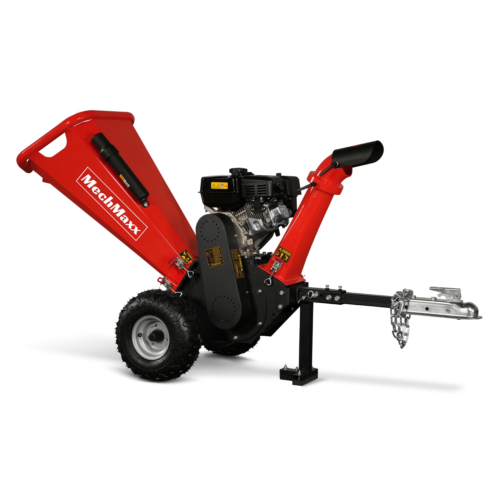 4 inch DUCAR 212cc 7hp Gas Engine Powered Wood Chipper with Towbar, GS650