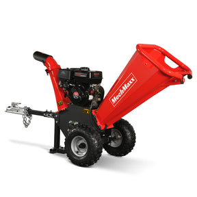 4 inch DUCAR 212cc 7hp Gas Engine Powered Wood Chipper with Towbar, GS650