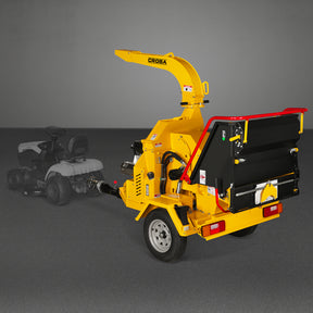 35hp 1000cc ZONSEN E-Start 8 inch Gas Powered Commerical Wood Chipper with Intelligent Hydraulic Feeding System , CROBA TX1000