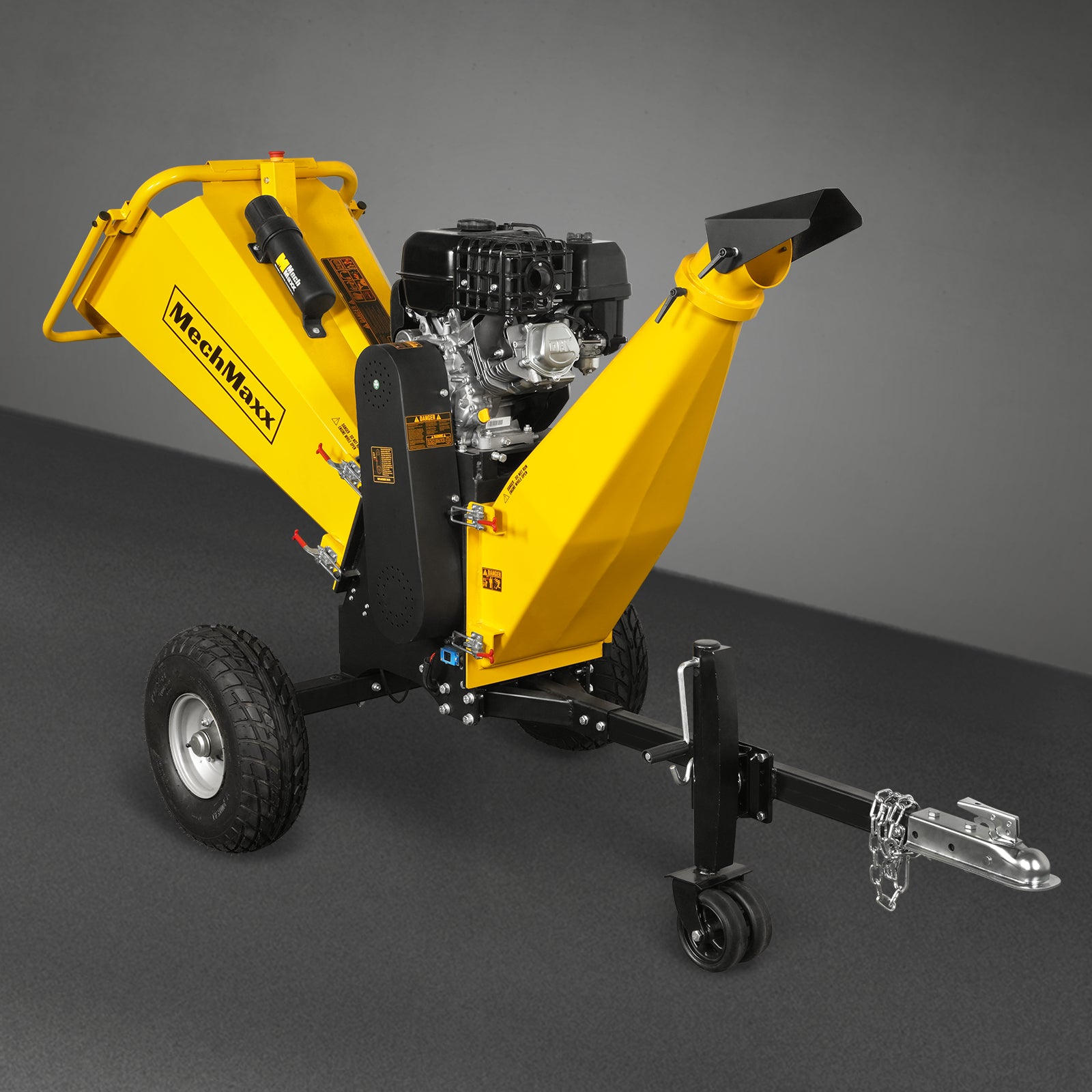 6 inch E-start ZONSEN 459cc 15hp Gasoline Engine Powered Drum Wood Chipper, P4206