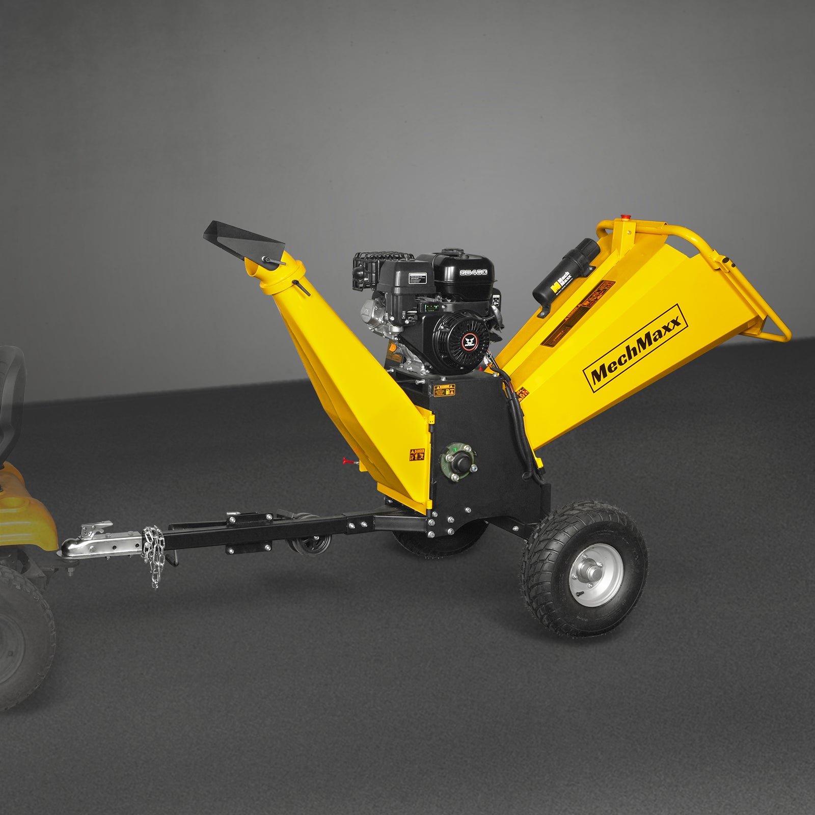 6 inch E-start DUCAR 420cc 15hp Gasoline Engine Powered Drum Wood Chipper, P4206