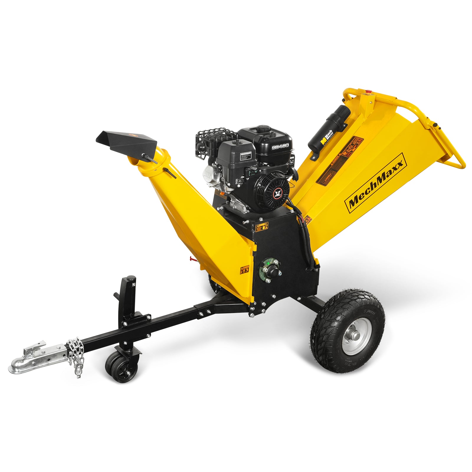 6 inch E-start ZONSEN 459cc 15hp Gasoline Engine Powered Drum Wood Chipper, P4206