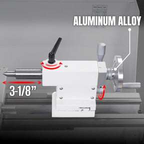 2 HP 11'' x 30'' Combination Lathe Milling Drilling Machine Brushless Motor, 1.5'' Spindle Bore, 0-2000 RPM Variable Speed, High Precision Benchtop Lathe for Metalworking – Without Stand