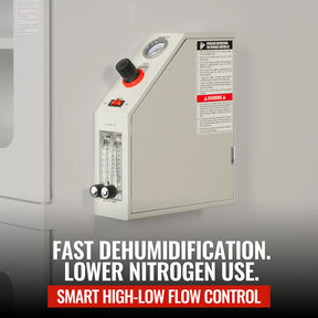 1-60% RH Nitrogen Dry Cabinet 1430L ESD Desiccator Cabinet Low Humidity Storage,  White,  NC1430BW-6
