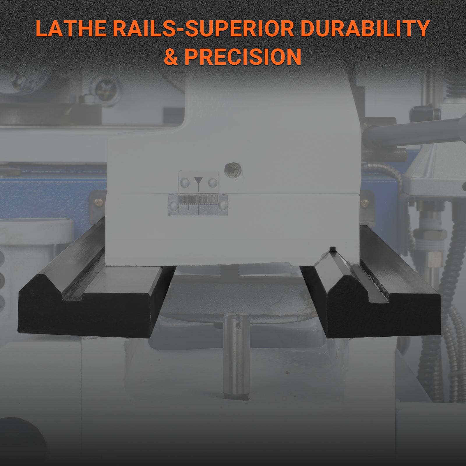 Industrial Metal Lathe Machine with DRO 14' x 40'' High Precision 84-1850 RPM  Variable Speed Metal Working Machine 2HP Small Lathe with Stand
