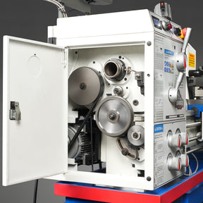 14" x 40" Industrial Metal Lathe Machine with Variable Speed DRO Gunsmith Gearhead Precision Turning Drilling Belt Drive