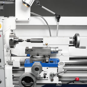 14" x 40" Industrial Metal Lathe Machine with Variable Speed DRO Gunsmith Gearhead Precision Turning Drilling Belt Drive
