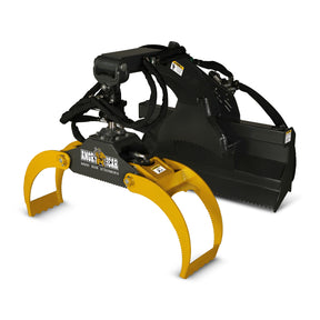 50" Skid Steer Rotary Log Grapple, 360° Rotation, 3000 Lbs Capacity