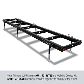 Primary Sub-Frame for SM-26 Trailer, 20' Track Length