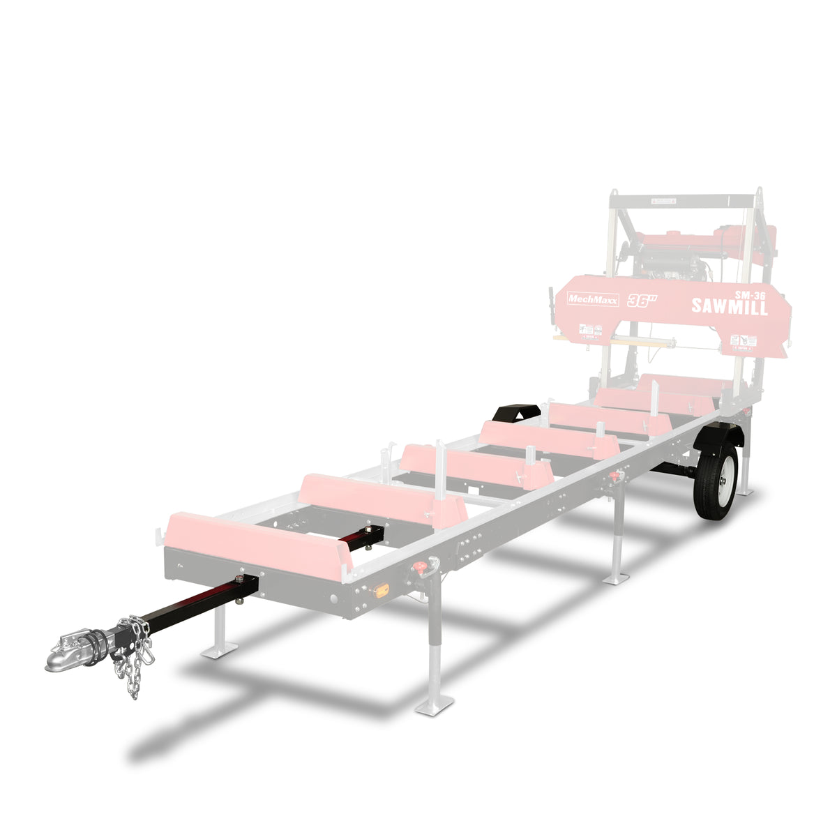 SM-36MAX Trailer Combo Kit (Trailer Hitch; Torsion Axle; Tire)