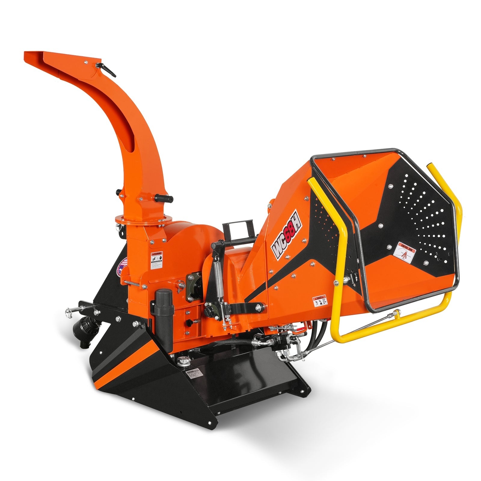 3-Point PTO Stump Grinder & 6",  3 Point Hydraulic PTO Wood Chipper Combo, SG24 & WC68H