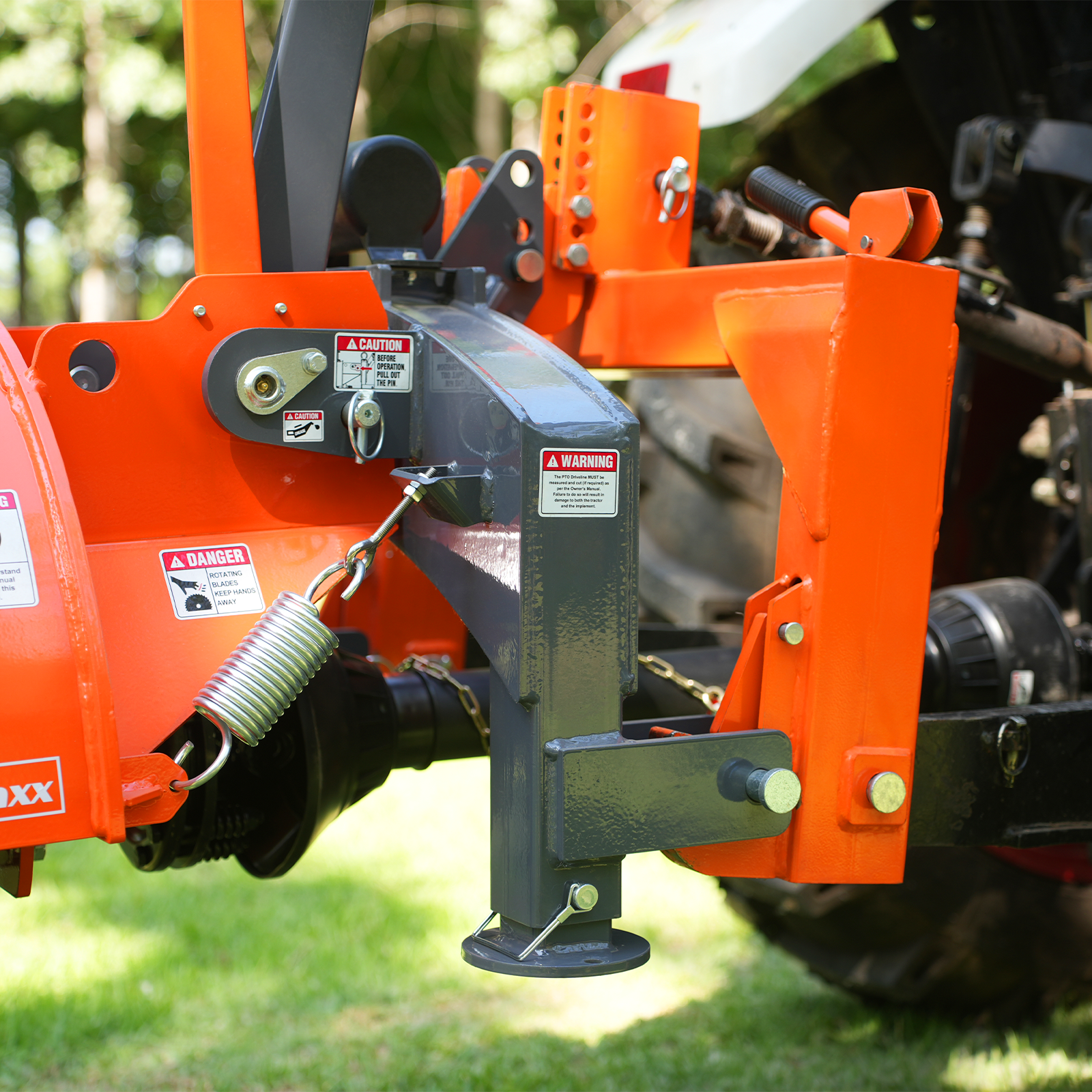 3-Point PTO Stump Grinder with 34 Carbide Teeth (PTO Shaft Included with Slip Clutch),  for 15-45HP Tractor,  SG24PRO
