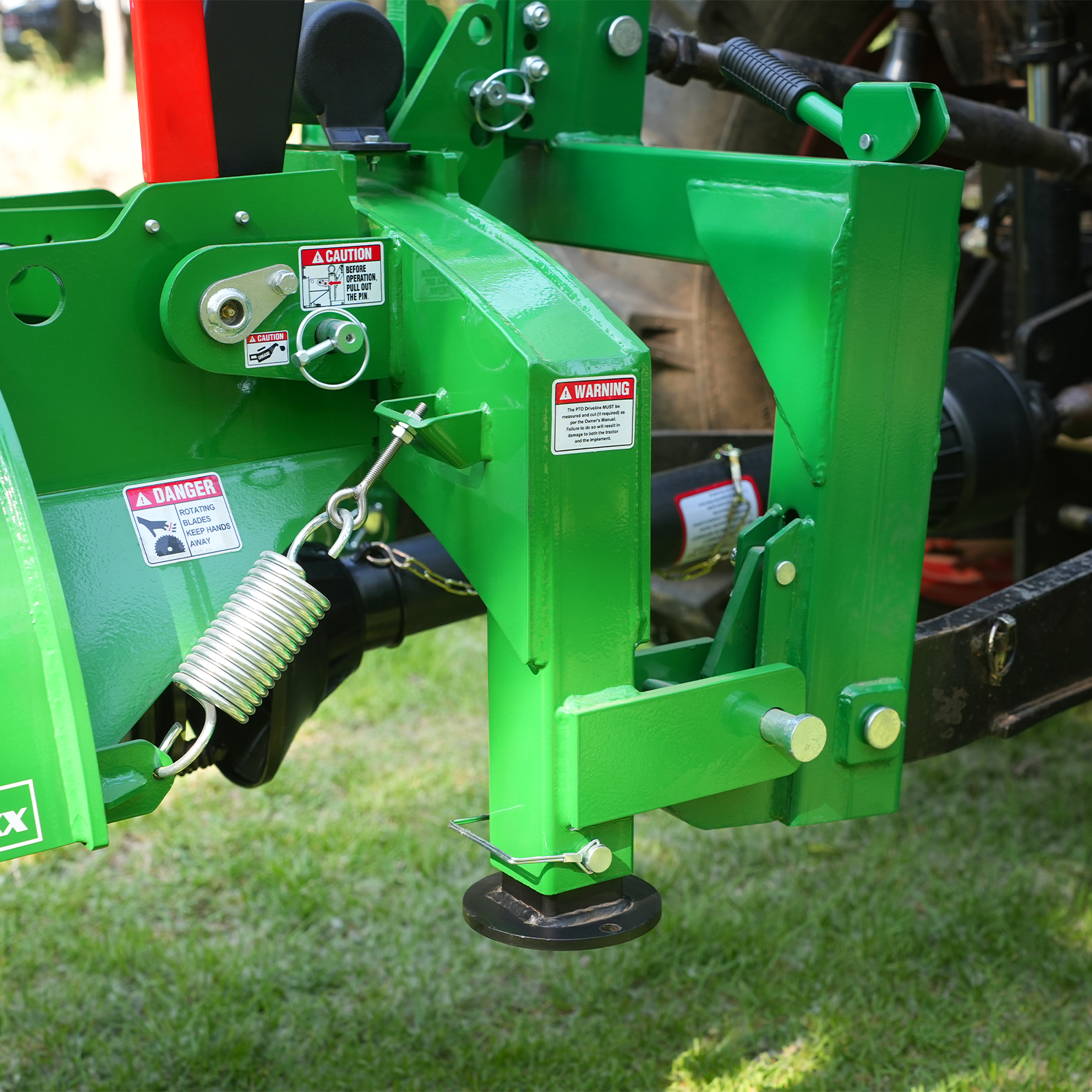 3-Point PTO Stump Grinder with 34 Carbide Teeth (PTO Shaft Included with Slip Clutch),  for 15-45HP Tractor,  SG24PRO