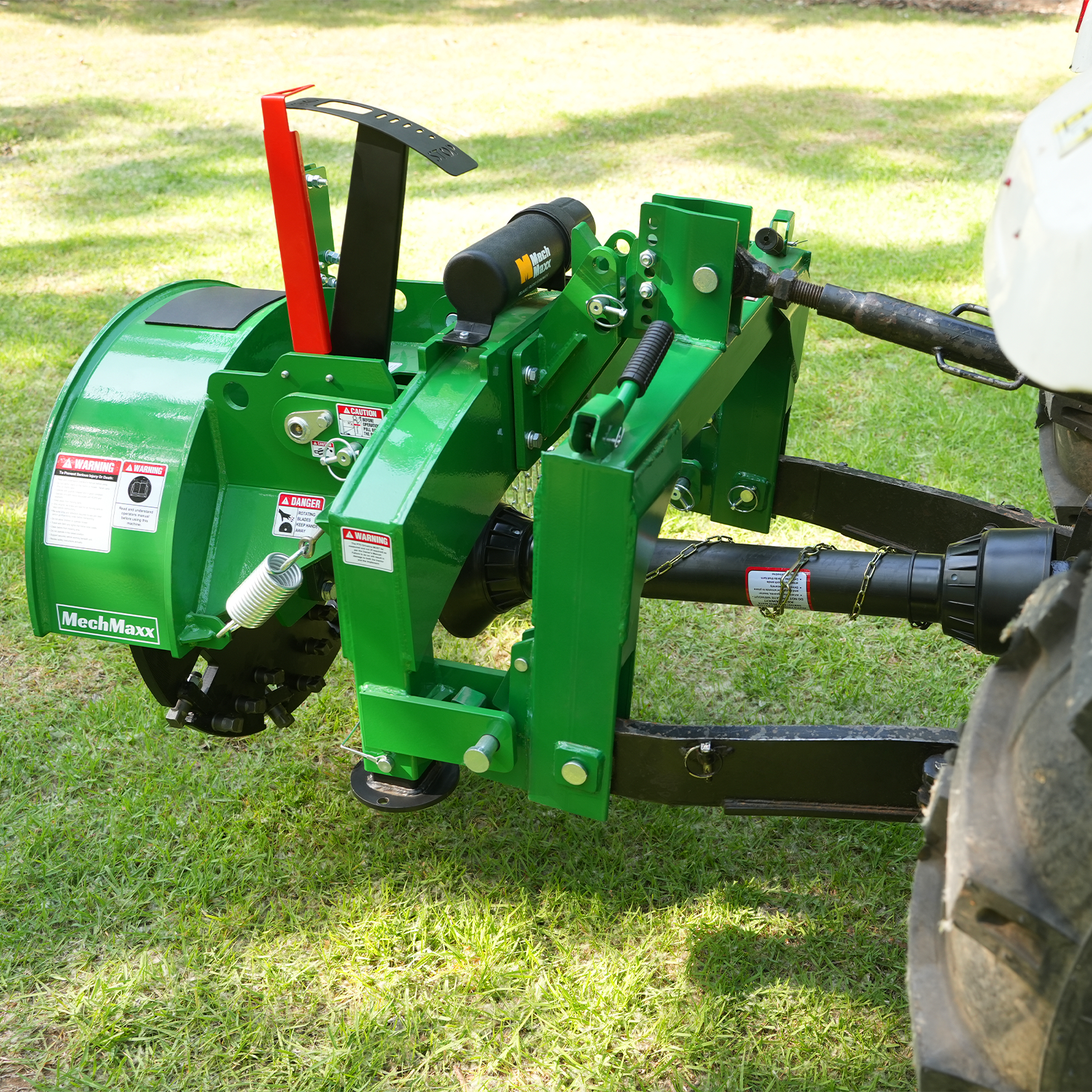 3-Point PTO Stump Grinder with 34 Carbide Teeth (PTO Shaft Included with Slip Clutch),  for 15-45HP Tractor,  SG24PRO