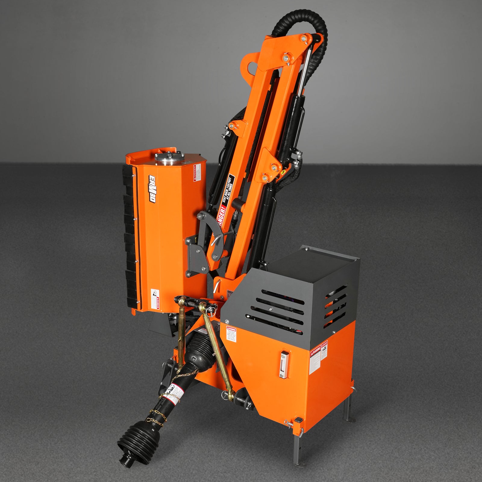 31.5" Remote control operation, Maximum Reach 11'2", 3-Point Boom Mower, Minimum 20hp, ERM80