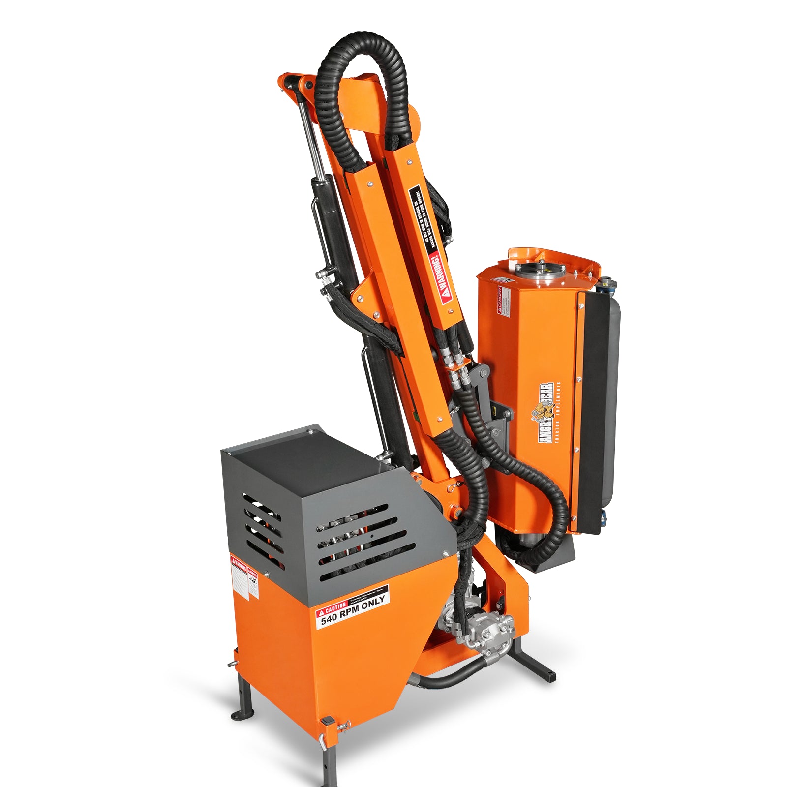 31.5" Remote control operation, Maximum Reach 11'2", 3-Point Boom Mower, Minimum 20hp, ERM80