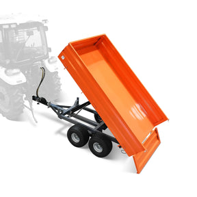 MechMaxx 2-Ton Capacity Heavy-Duty Dump Trailer,  DT4X8