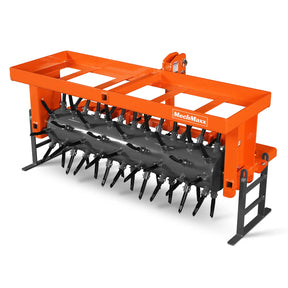 50" 3 Point Drum Filled Plug Aerator Fits Cat 1 And 2 Tractors, DLA50