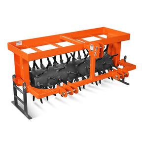 50" 3 Point Drum Filled Plug Aerator Fits Cat 1 And 2 Tractors, DLA50
