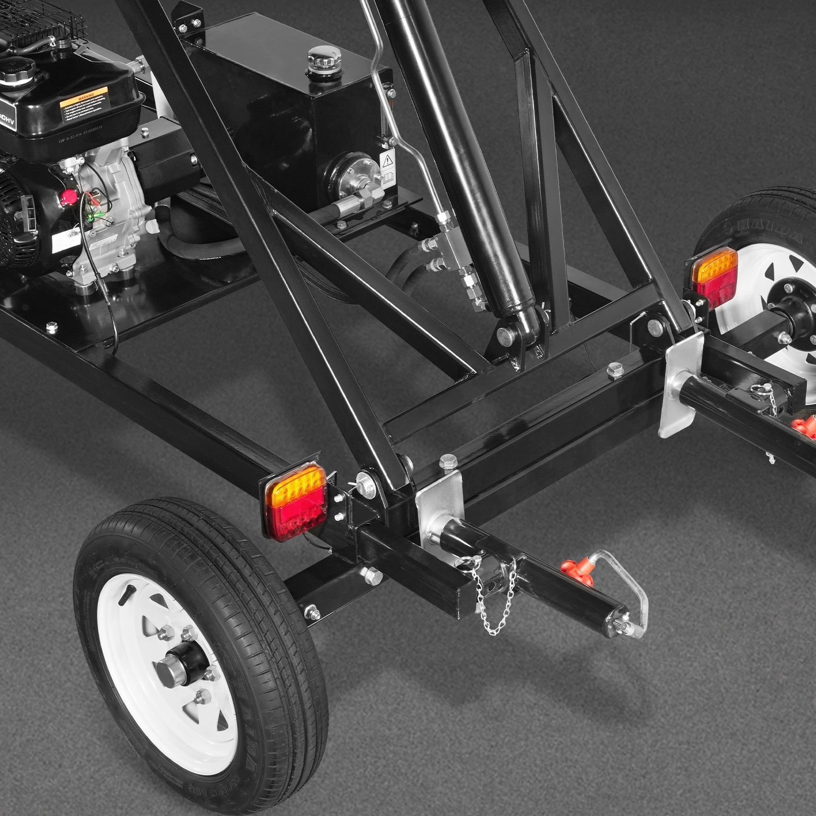 Heavy Duty Firewood Conveyor, 9HP 270cc Gasoline Powered Max. 180" Lift Height, 276'' Length, 24" Width, HC2320
