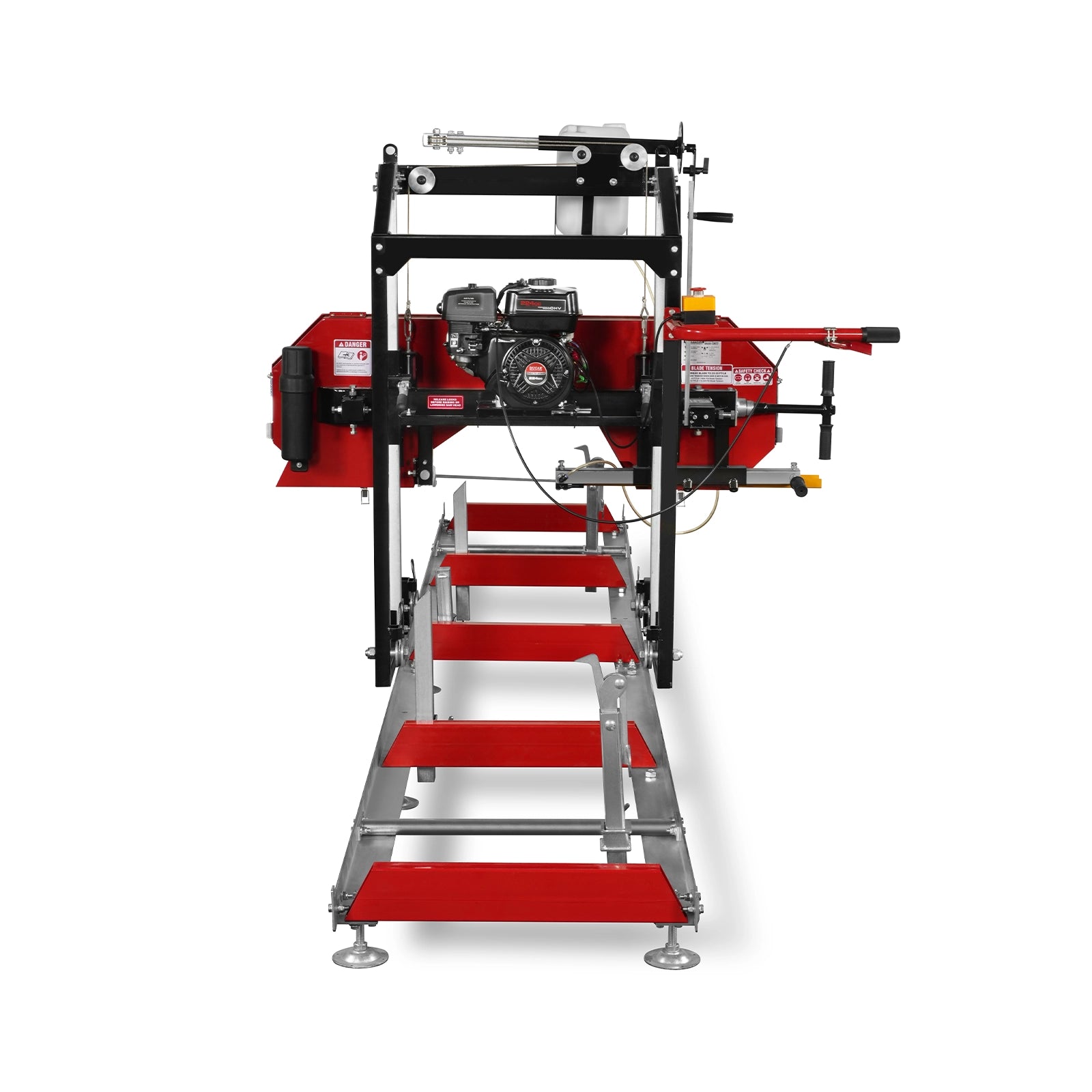 22" Portable Sawmill, 224cc  7HP Gasoline Engine, 20" Board Width, 13' Track Length , SM22