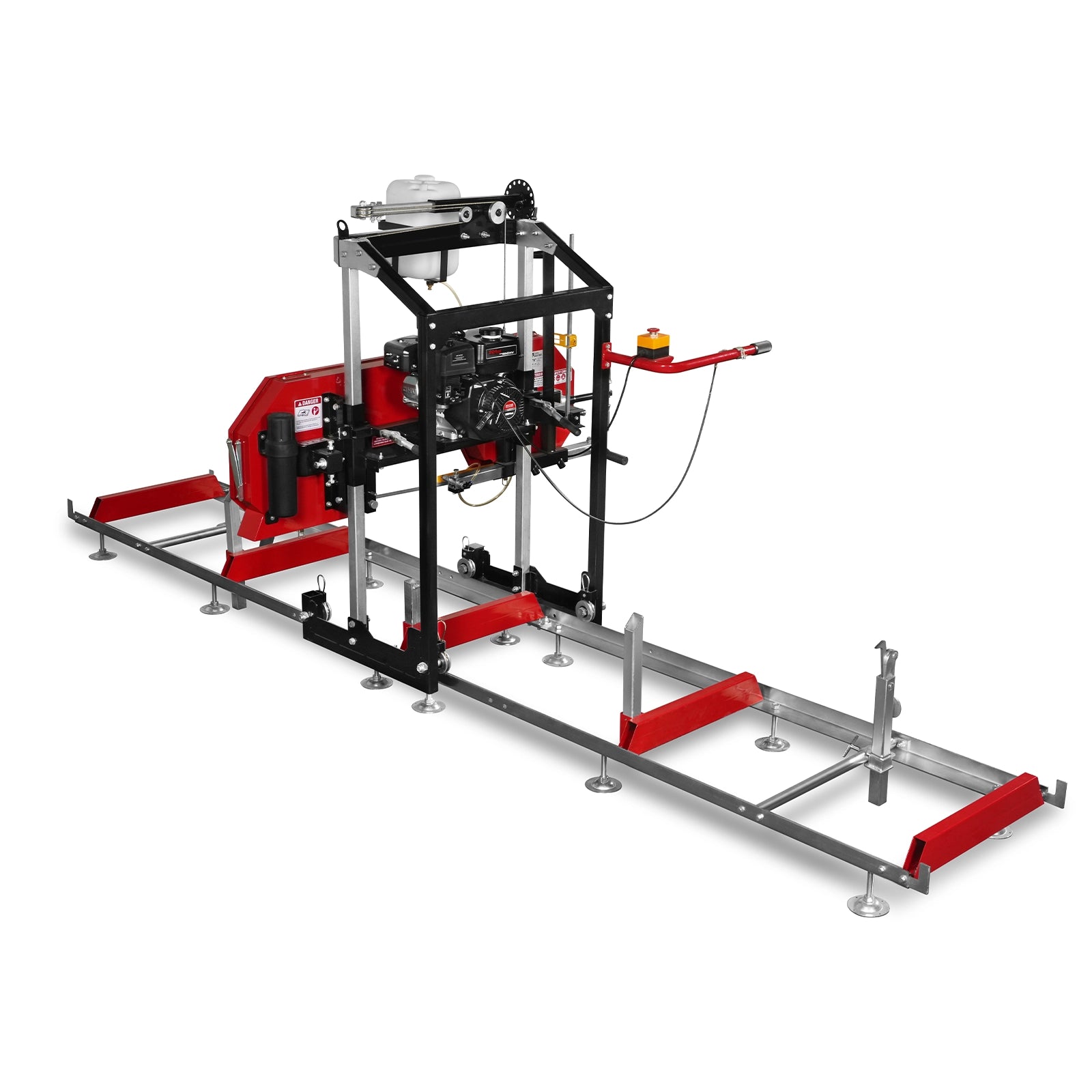 22" Portable Sawmill, 224cc  7HP Gasoline Engine, 20" Board Width, 13' Track Length , SM22