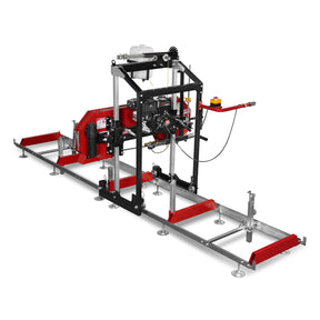 22" Portable Sawmill, 224cc  7HP Gasoline Engine, 20" Board Width, 13' Track Length , SM22