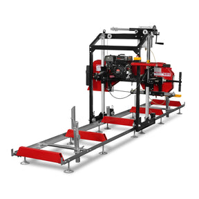22" Portable Sawmill, 224cc  7HP Gasoline Engine, 20" Board Width, 13' Track Length , SM22