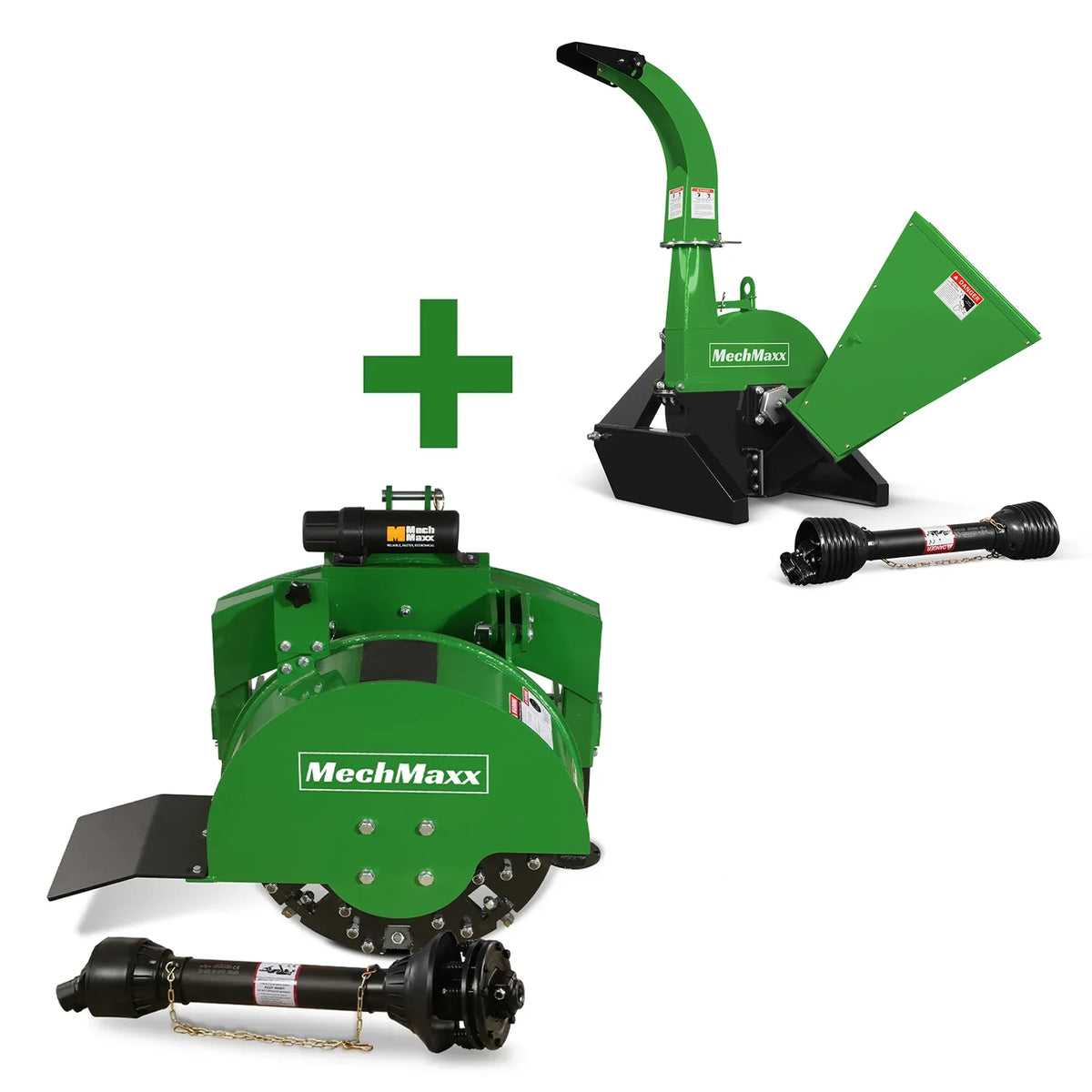 3-Point PTO Stump Grinder & Wood Chipper Combo