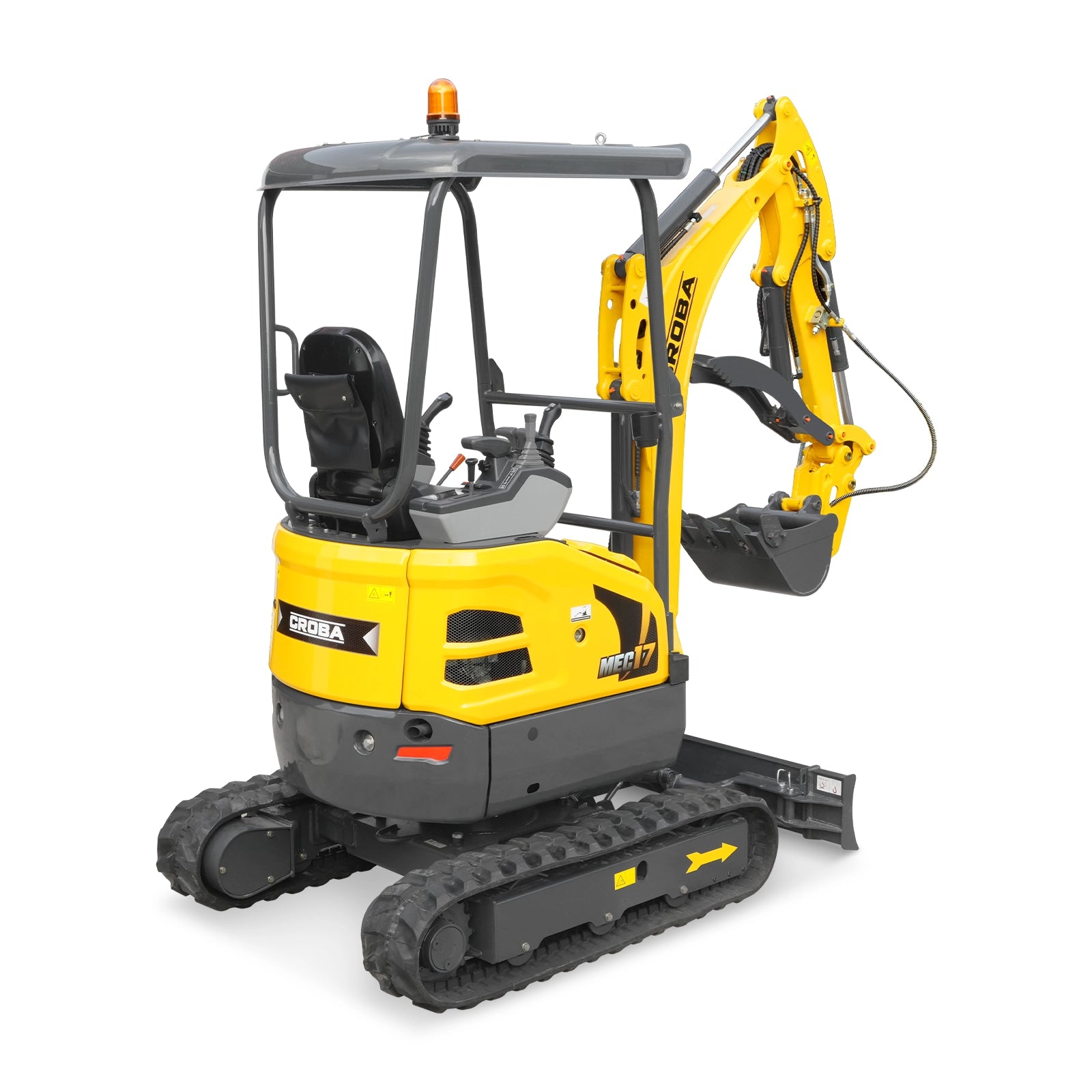 Mini Compact Excavator Kubota D902 Engine, 95” Max. Digging Depth, 4190 LBS Operating Weight, MEC17PRO