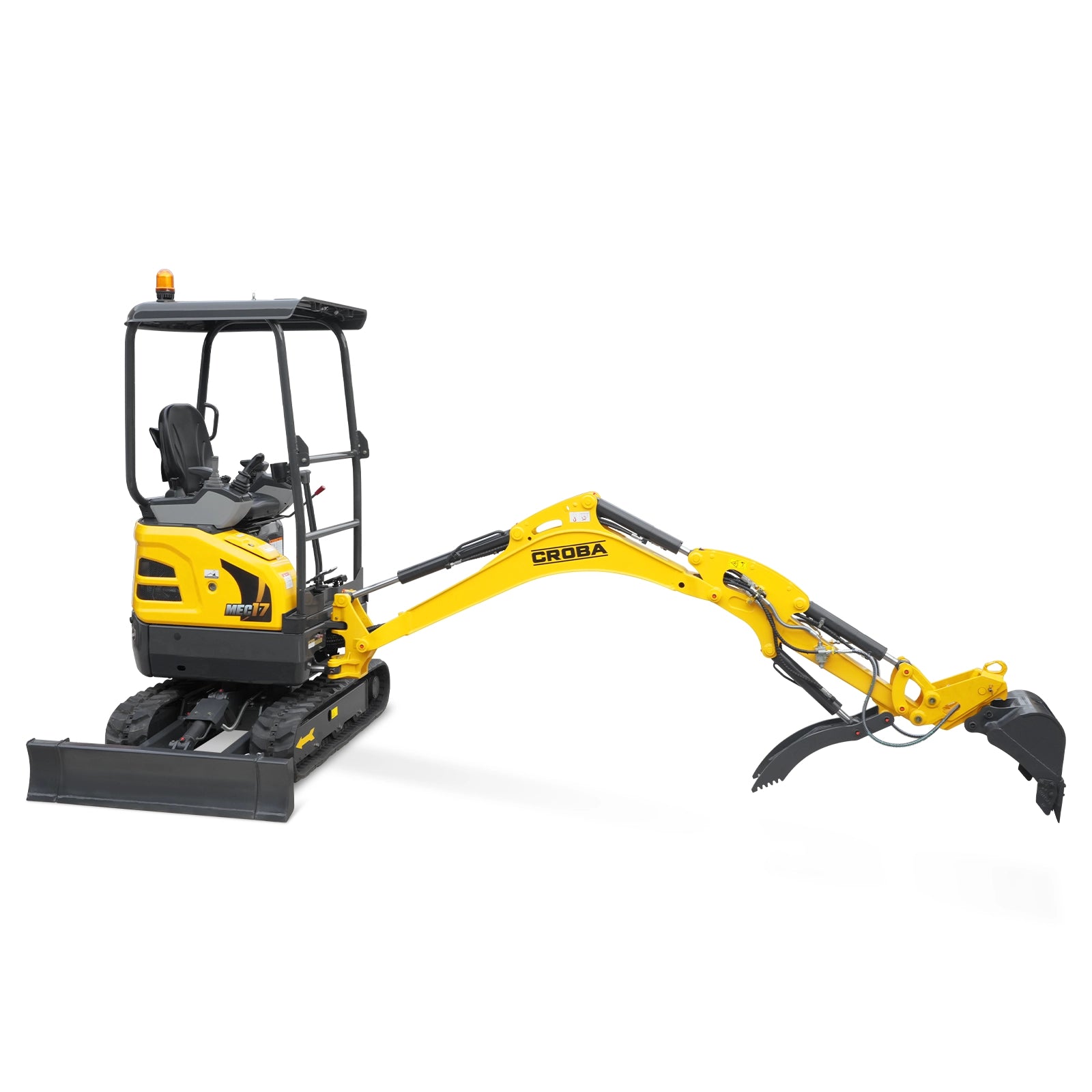 Mini Compact Excavator Kubota D902 Engine, 95” Max. Digging Depth, 4190 LBS Operating Weight, MEC17PRO