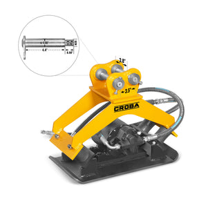 Compactor for Mini Compact Excavator MEC17, MEC17PRO (SKU: 150533; 150534）