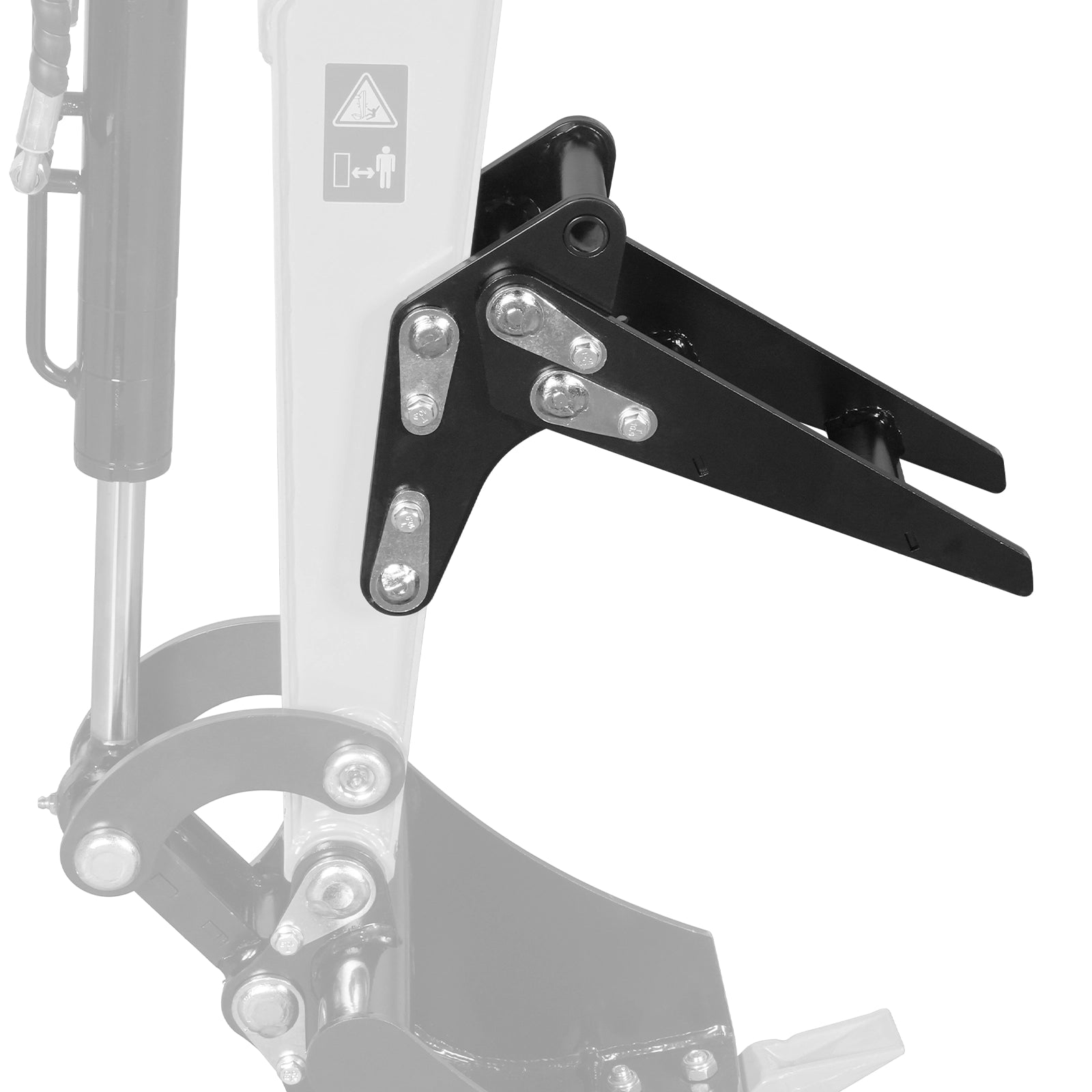 5-Piece Mini Excavator Attachment Set for Mini Compact Excavator (SKU: 150536)