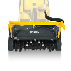 37"Mini Skid Steer Drum Forestry Mulcher Attachment, Hydraulic Flow Range 11 To 16 GPM,MCH37