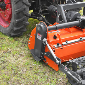 65 in Stone Burier Reverse Rotary Tiller,  3 Point Hitch Cat.1,  Chain Drive,  PTO Shaft Included with Slip Clutch,  30-55 HP,  RSB65