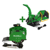 3-Point PTO Stump Grinder & 6",  3 Point Hydraulic PTO Wood Chipper Bundle, SG24 & WC68H