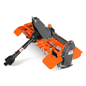 48in Rotary Tiller, 3 Point Hitch Cat.1, Chain Drive, PTO Shaft Included with Shear Bolt, 18–35 HP, LRT48
