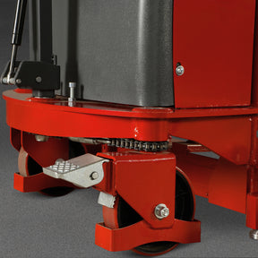 Semi-Electric Straddle Stacker 118'' Lift 2200lbs Capacity with Adj. Legs and Forks, S22-118S