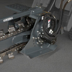 20'' Cutting Depth Mini Skid Steer Trencher
