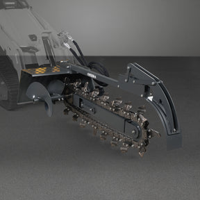 20'' Cutting Depth Mini Skid Steer Trencher