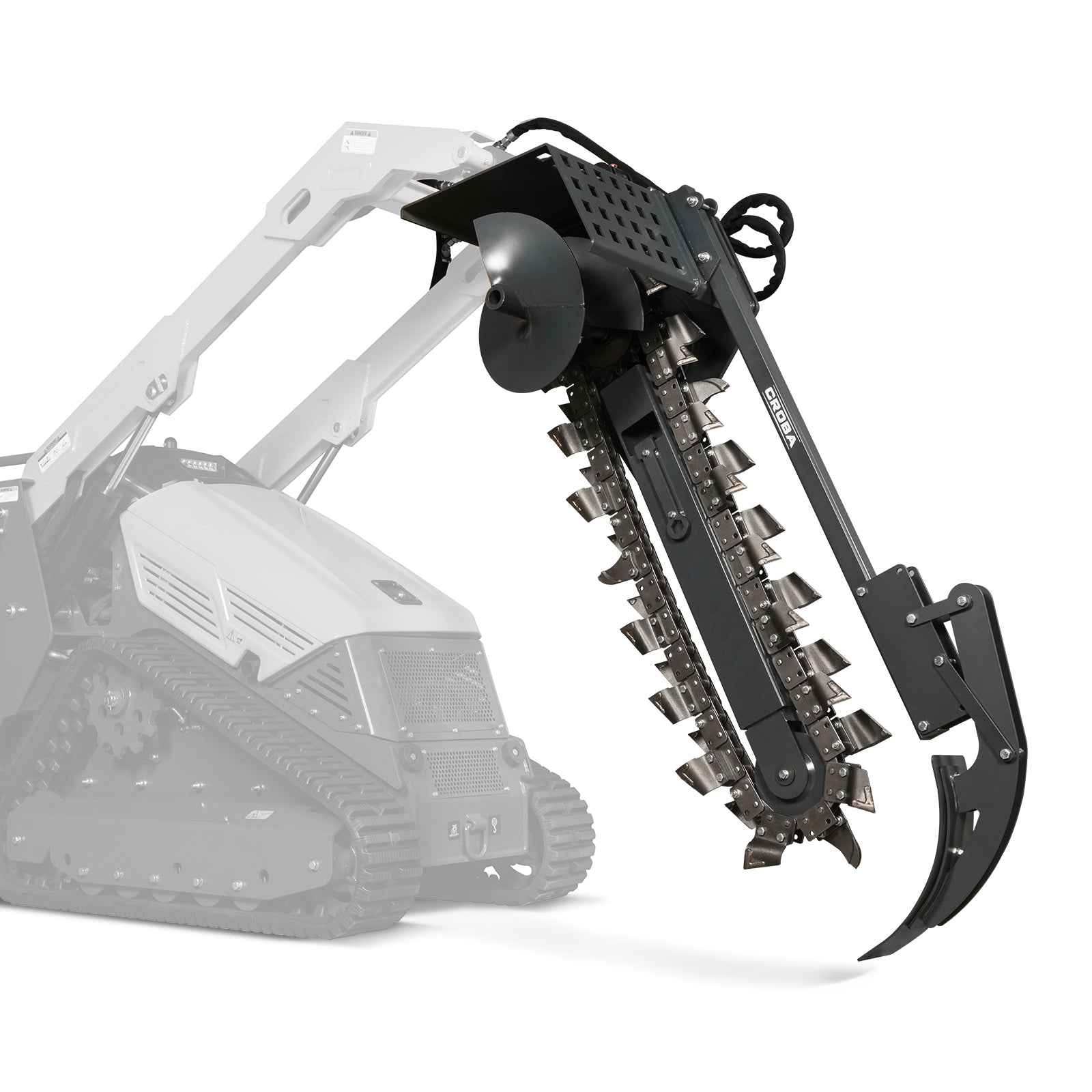 20'' Cutting Depth Mini Skid Steer Trencher