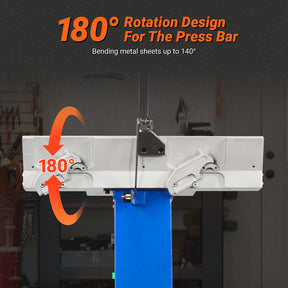 24'' Industrial Magnetic Pan and BOX Heavy Duty Sheet Metal Brake 20 Gauge Capacity Shear Press Brake, MSMB650E