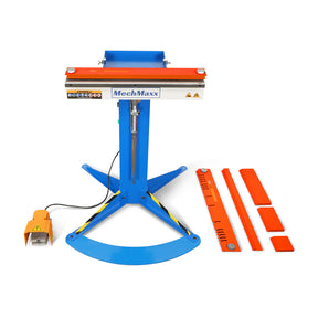 24'' Industrial Magnetic Pan and BOX Heavy Duty Sheet Metal Brake 20 Gauge Capacity Shear Press Brake, MSMB650E