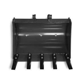 24in Wide Backhoe Bucket, 5-Carbon Steel Teeth, (for SKU: 150162; 150163; 150164）