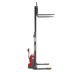 2640lbs Electric Straddle Stacker,138" Lift, Adjustable Legs & Forks, F26-138SLA