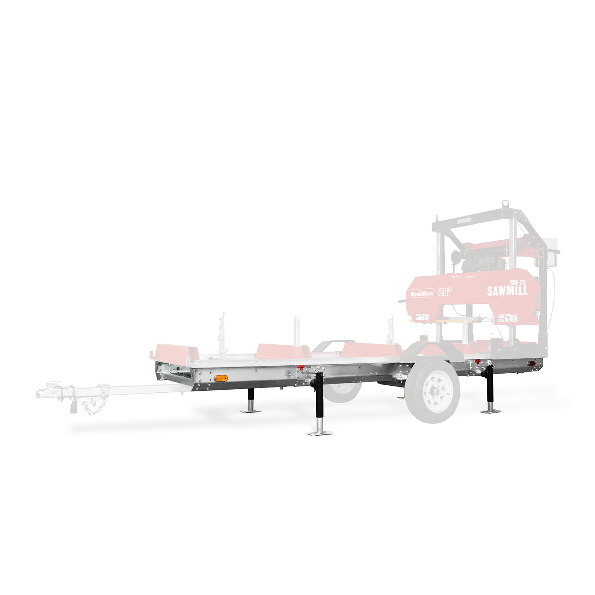 Primary Sub-Frame for Sawmill Trailer , 13' Track Length ( Compatible for SM-26 )